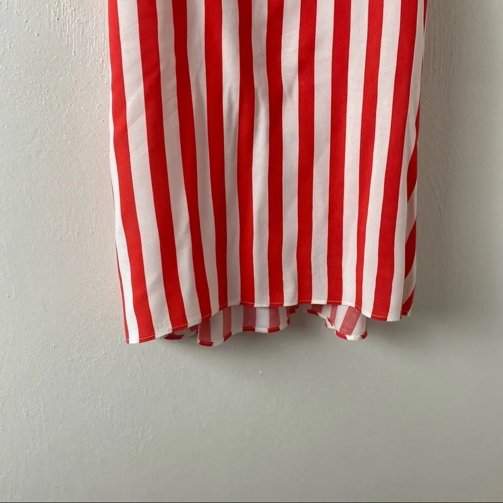 Divided. Hi/Low. Top. Red/White. Stripes Sz 4. - Picture 9 of 9